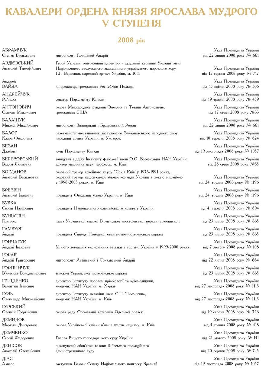 �������� ������ ����� �������� ������� V ������� (2008 в�) 